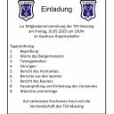 Mitgliederversammlung 2025