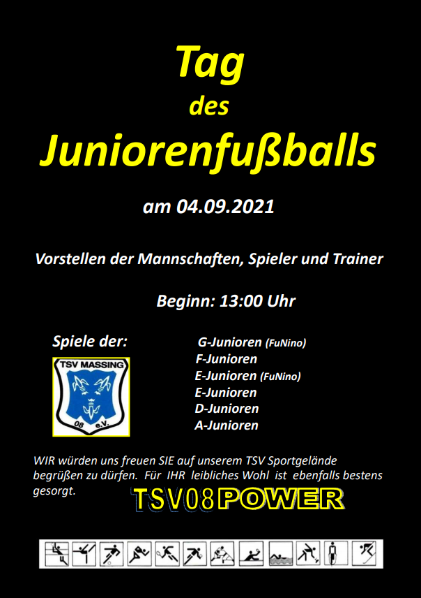 Fußball Tag des Juniorenfußballs 04.09.2021